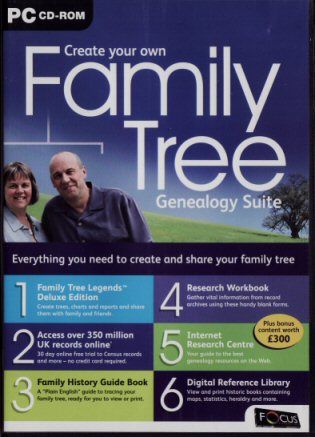 focus family tree genealogy suite pc image 1