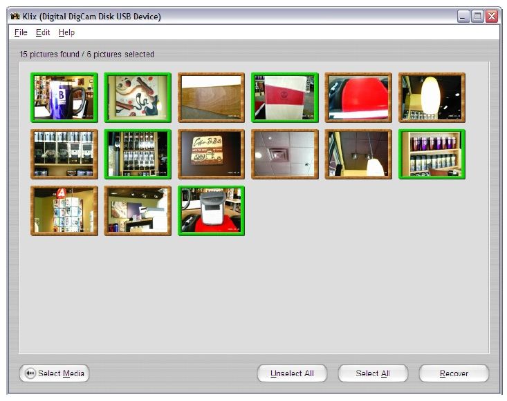 klix photo recovery software pc image 1