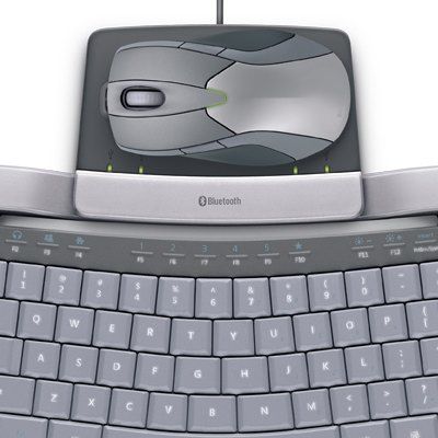 microsoft wireless entertainment desktop 8000 keyboard and mouse image 1