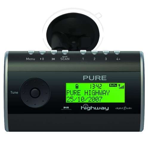 pure highway in car dab digital radio with fm transmitter image 1