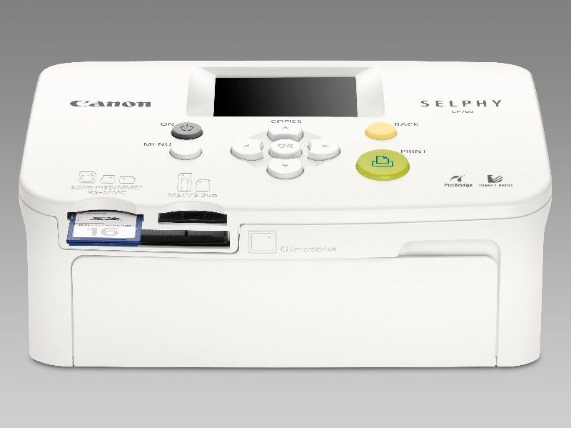 canon selphy cp760 compact photo printer image 1