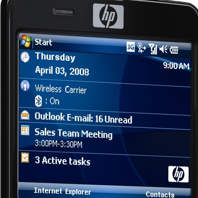 hp ipaq 914c business messenger mobile phone image 1