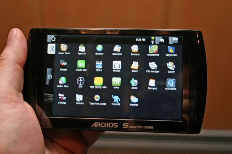 archos 5 internet tablet image 7