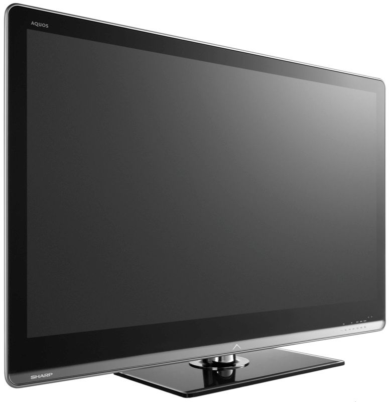 sharp aquos quattron lc 46le821e television image 1