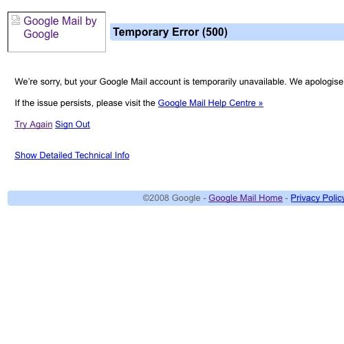 gmail suffers another glitch in service image 1