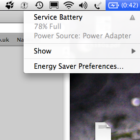 service battery snow leopard encourages battery replacement image 1
