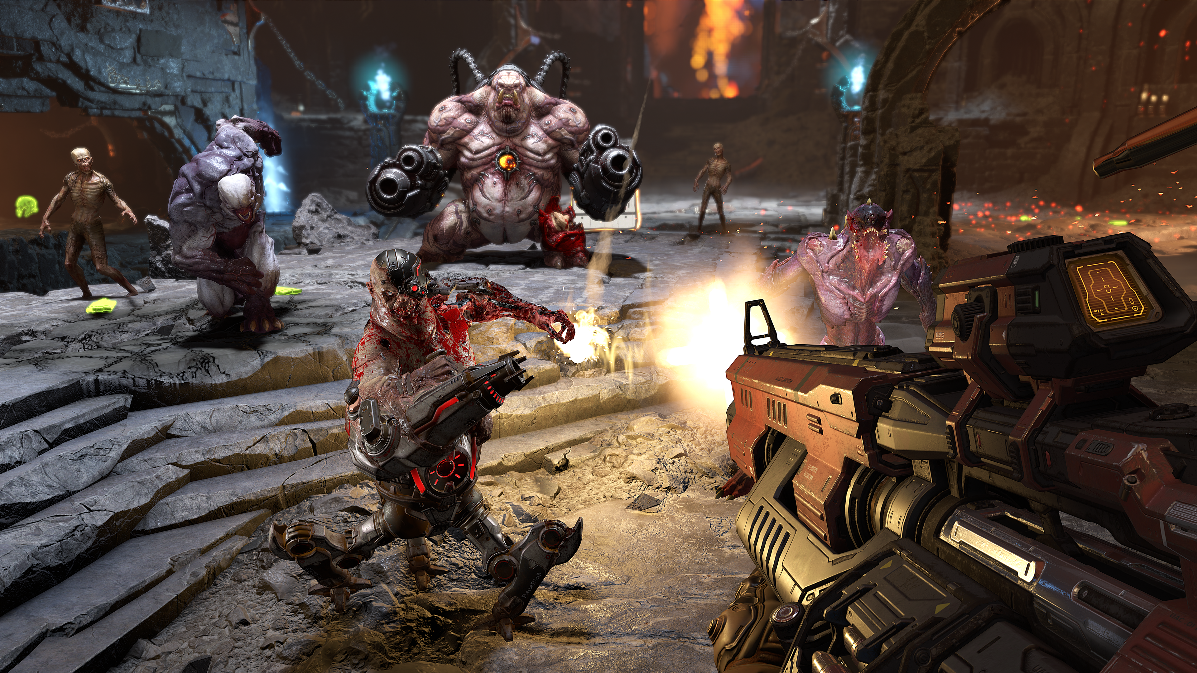 Doom Eternal gameplay.