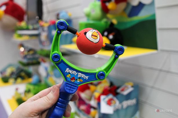 angry birds invade toy fair including official catapult image 1