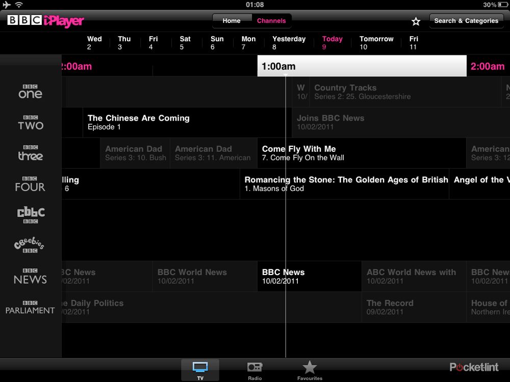 bbc iplayer for ipad hands on image 4