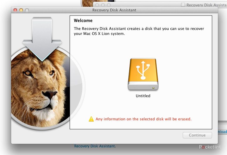 how to create an apple mac os x lion recovery disk image 5