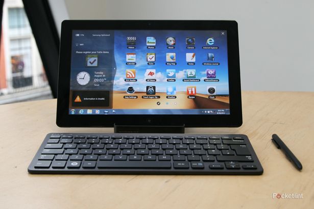 samsung series 7 slate pc pictures and hands on image 1