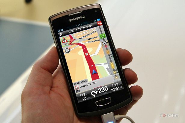 tomtom maps give the samsung wave 3 direction image 1