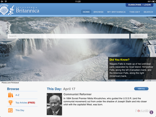 encyclopaedia britannica ipad iphone app lets you have an answer for everything for 1 99 a month image 1