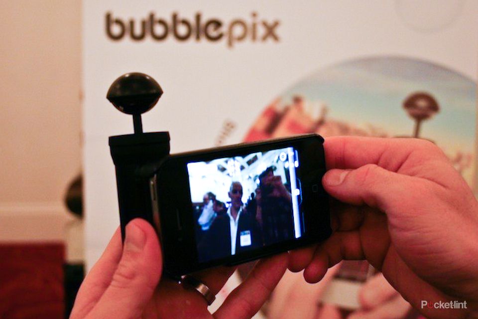 hands on bubblescope 360 degree iphone camera accessory image 1