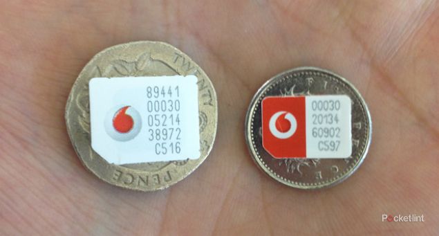 vodafone nano sims stockpiled for iphone 5 launch picture  image 1