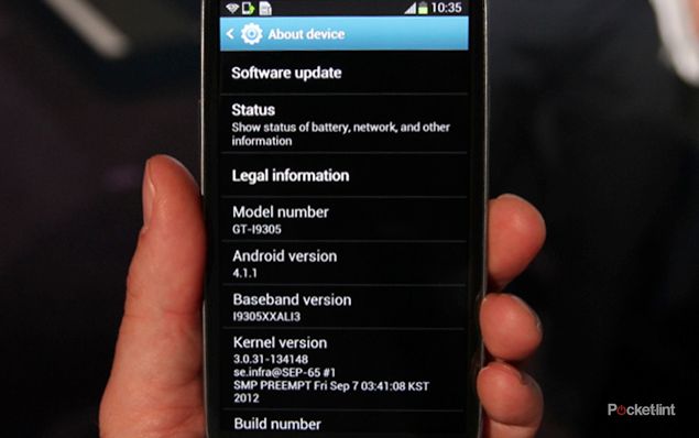 samsung confirms samsung galaxy s3 jelly bean update won t commit to more than october  image 1