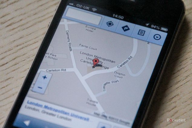 google maps for iphone imminent image 1