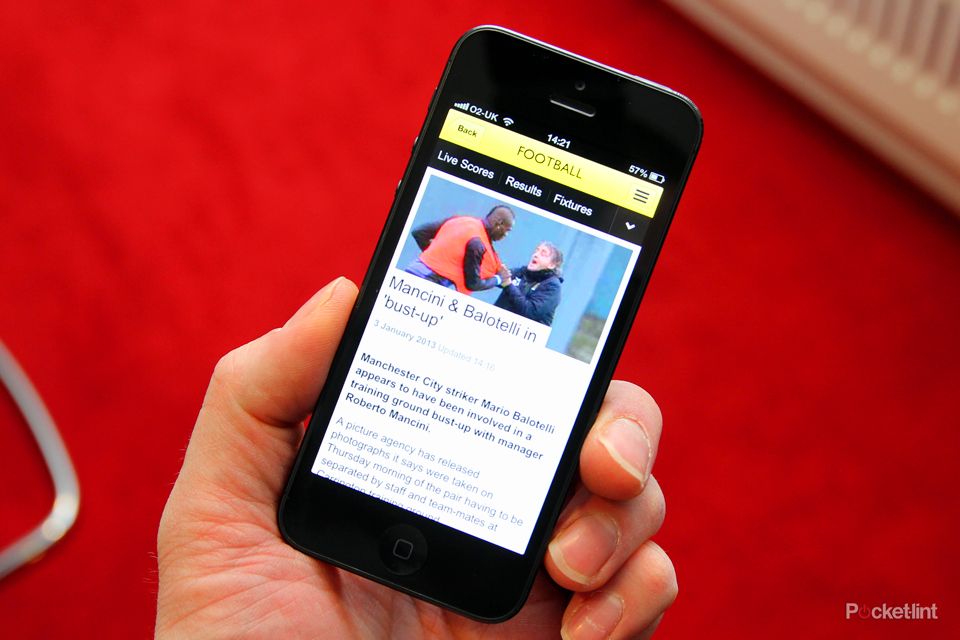 bbc sport mobile app brings news and results to iphone android coming in weeks image 1