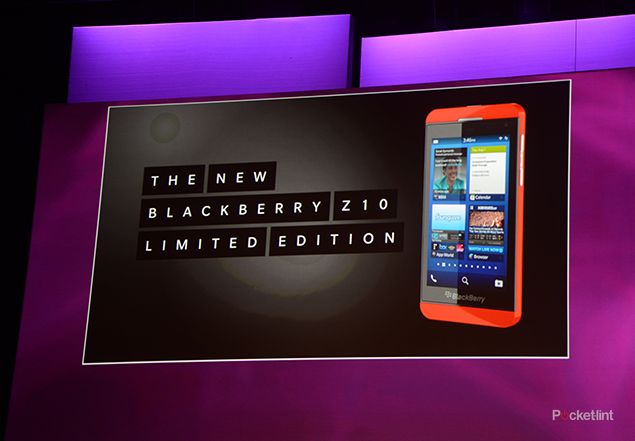red blackberry z10 announced but you can t buy it image 1