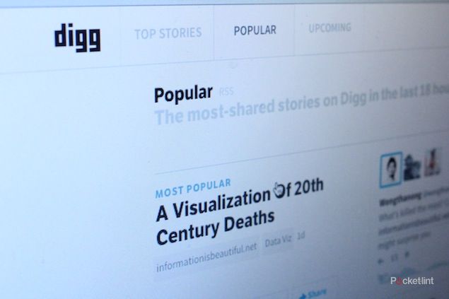 social news website digg announces plans for google reader replacement image 1