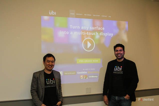 ubi the new windows 8 kinect app turns any surface touchscreen image 1