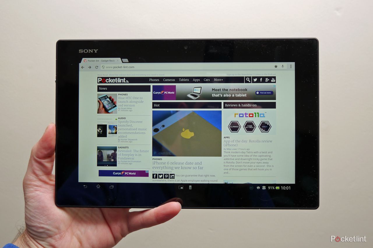 sony xperia tablet z review image 1