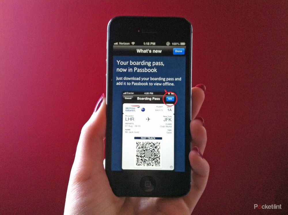 british airways for ios adds passbook boarding pass integration image 1