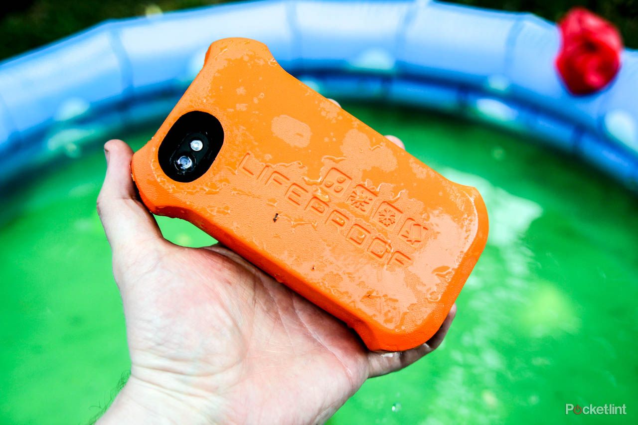 lifeproof life jacket for iphone 5 case big orange and it floats too image 3