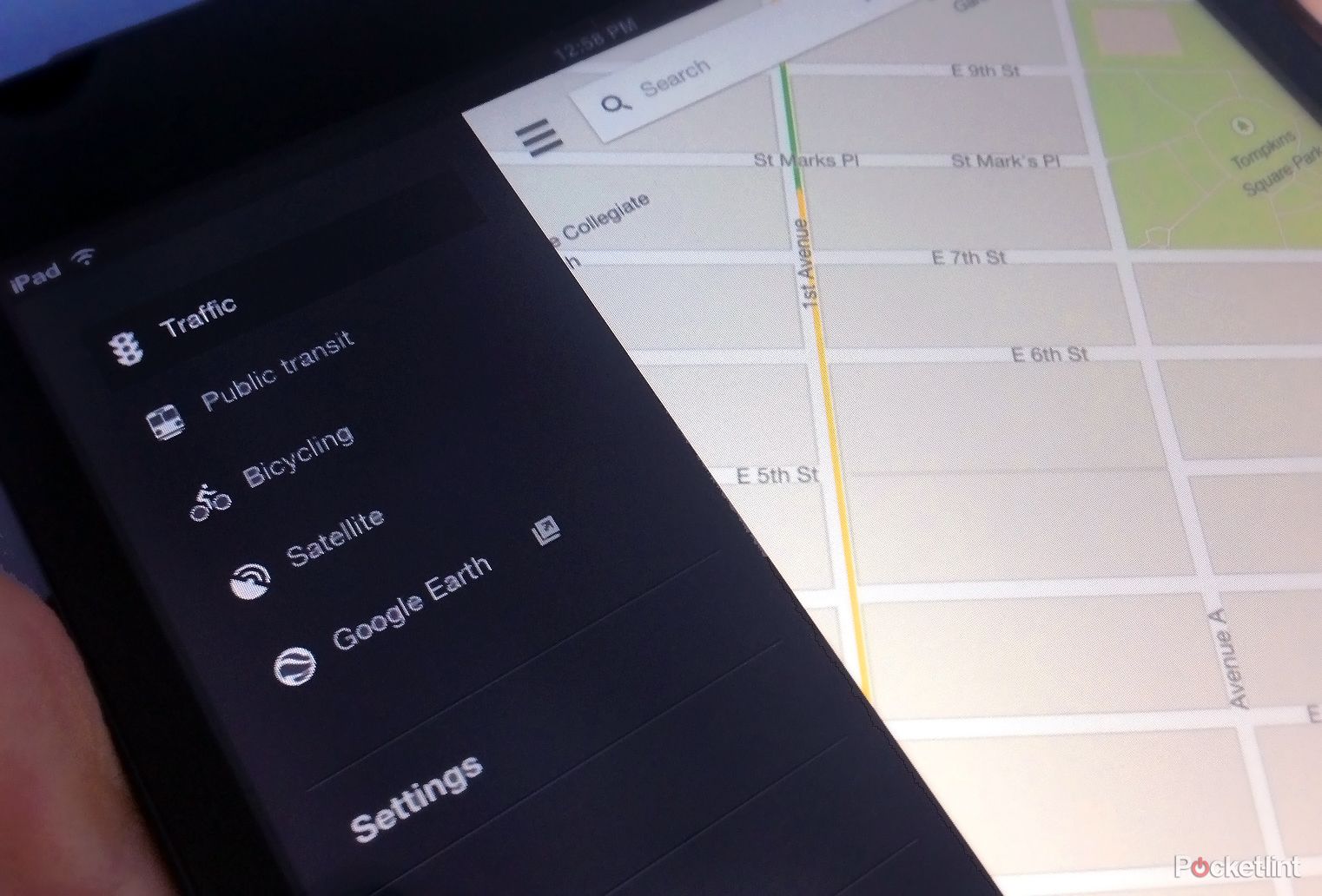 google maps and waze integrate real time traffic reports land in maps waze adds search image 1