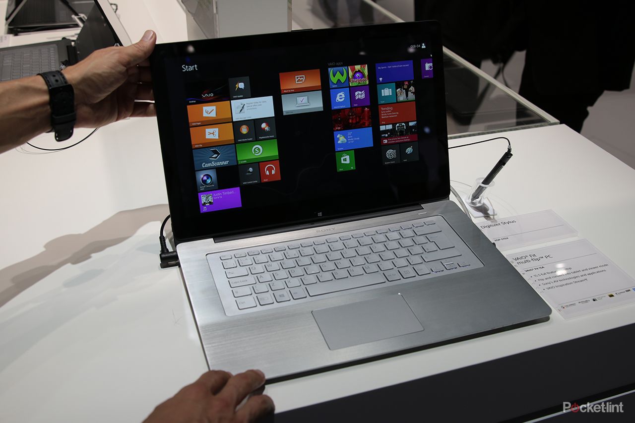 sony vaio fit multi flip pc makes ifa debut we go hands on with the laptop meets tablet image 1