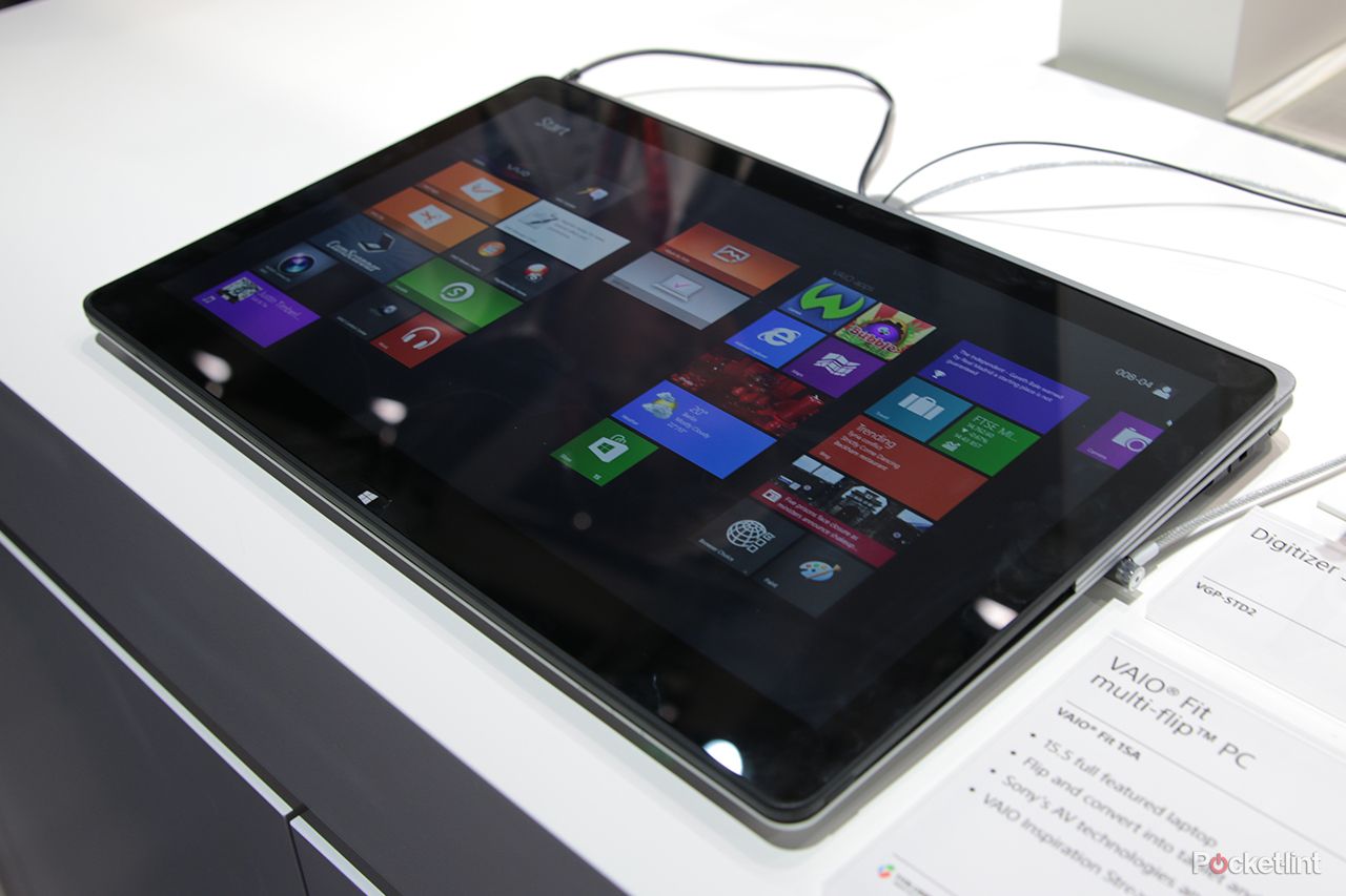 sony vaio fit multi flip pc makes ifa debut we go hands on with the laptop meets tablet image 2
