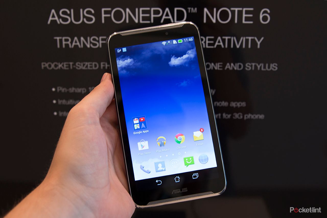 asus phonepad note 6 hands on bigger than galaxy note less aspirational feature set image 1