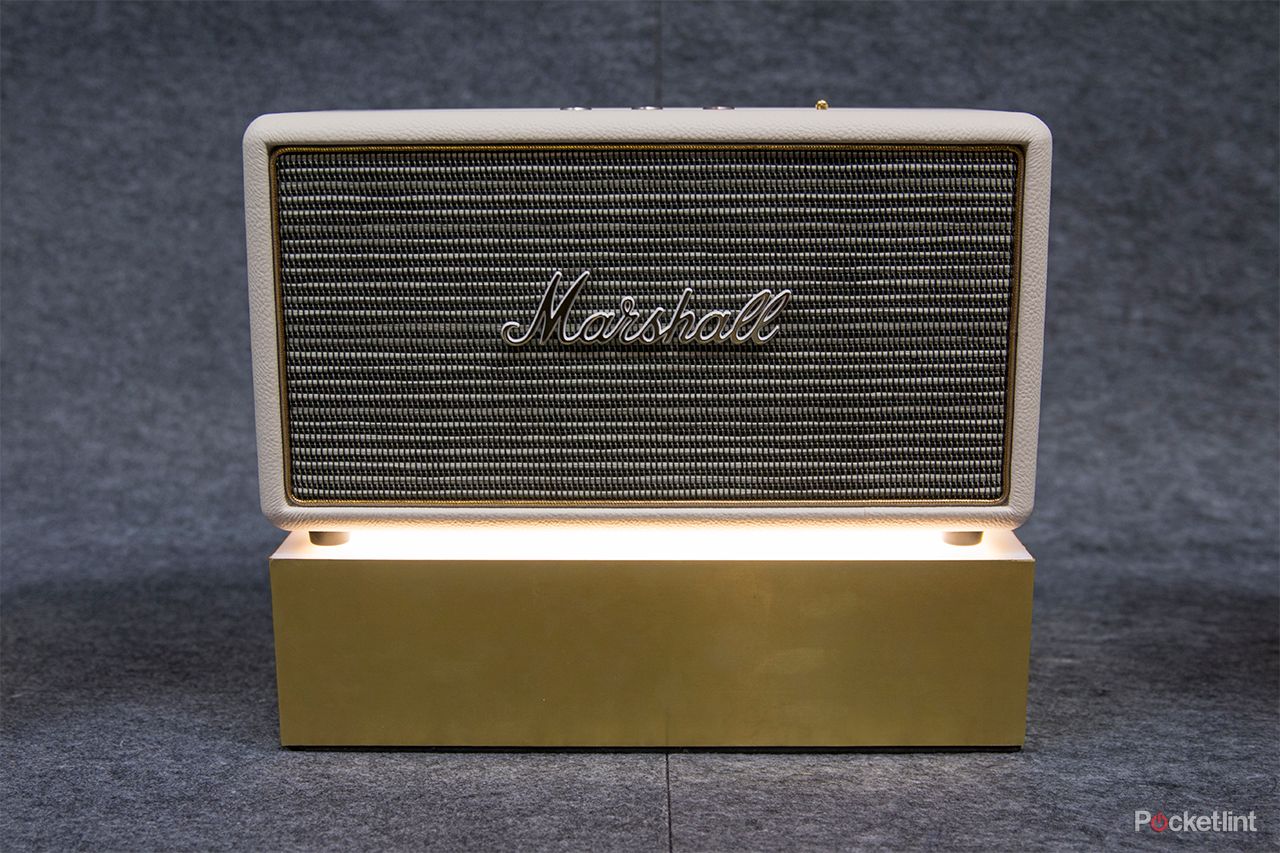 marshall stanmore compact active stereo speaker system rocks our ears image 1