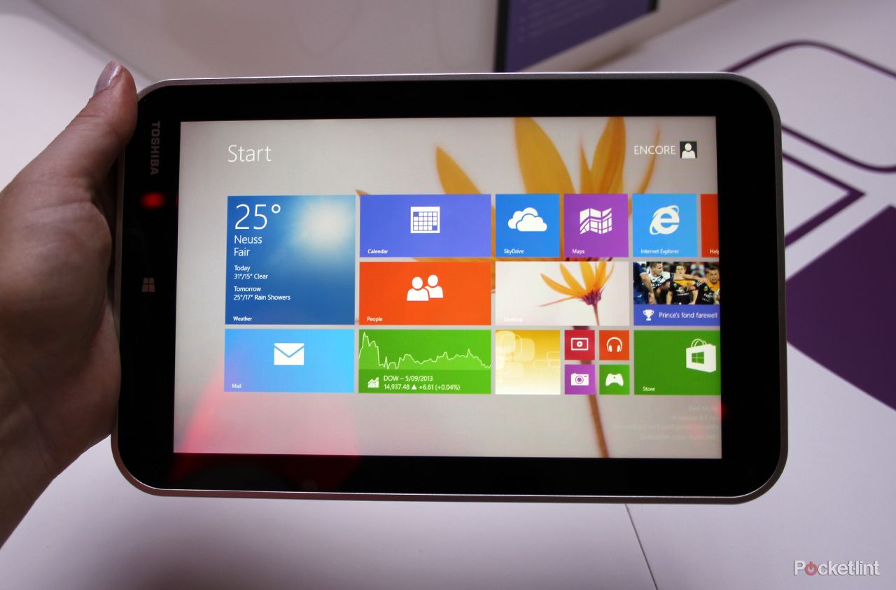 toshiba encore tablet pictures and hands on image 2