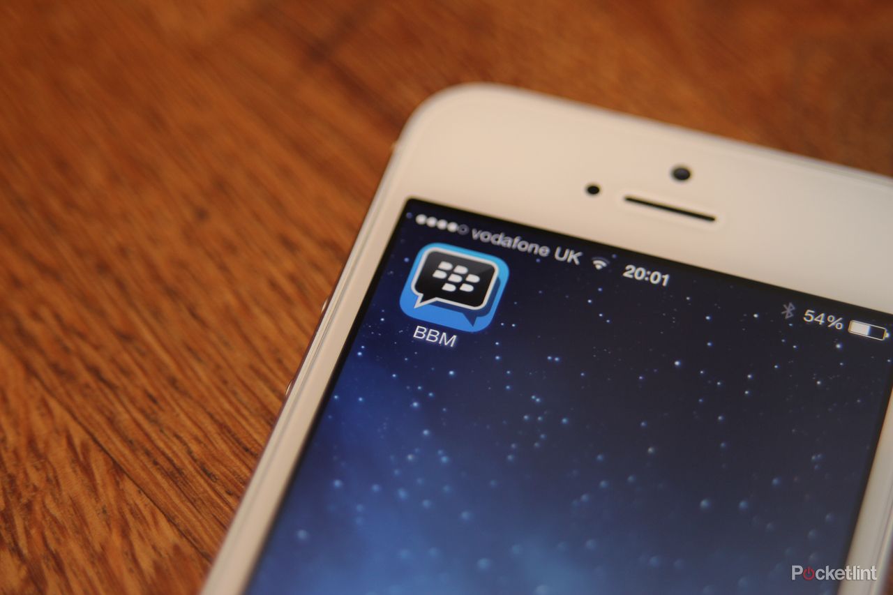 hands on bbm for iphone review image 1
