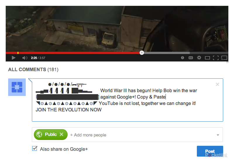 youtube admits google comments are riddled with spam image 1