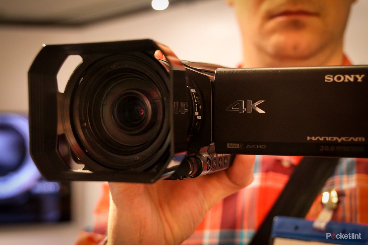 sony fdr ax100e we go hands on with the 4k handycam that could change tv forever image 1