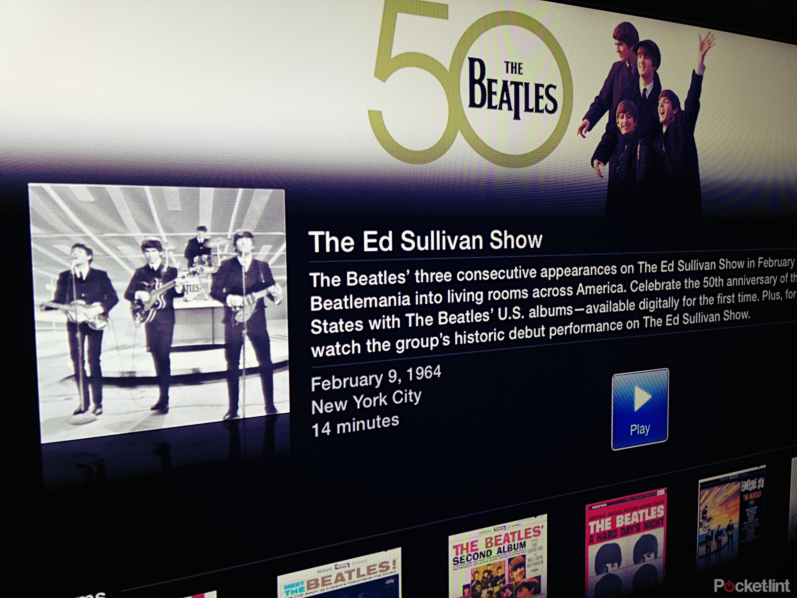 apple tv adds the beatles channel to celebrate 50th anniversary of us debut image 1