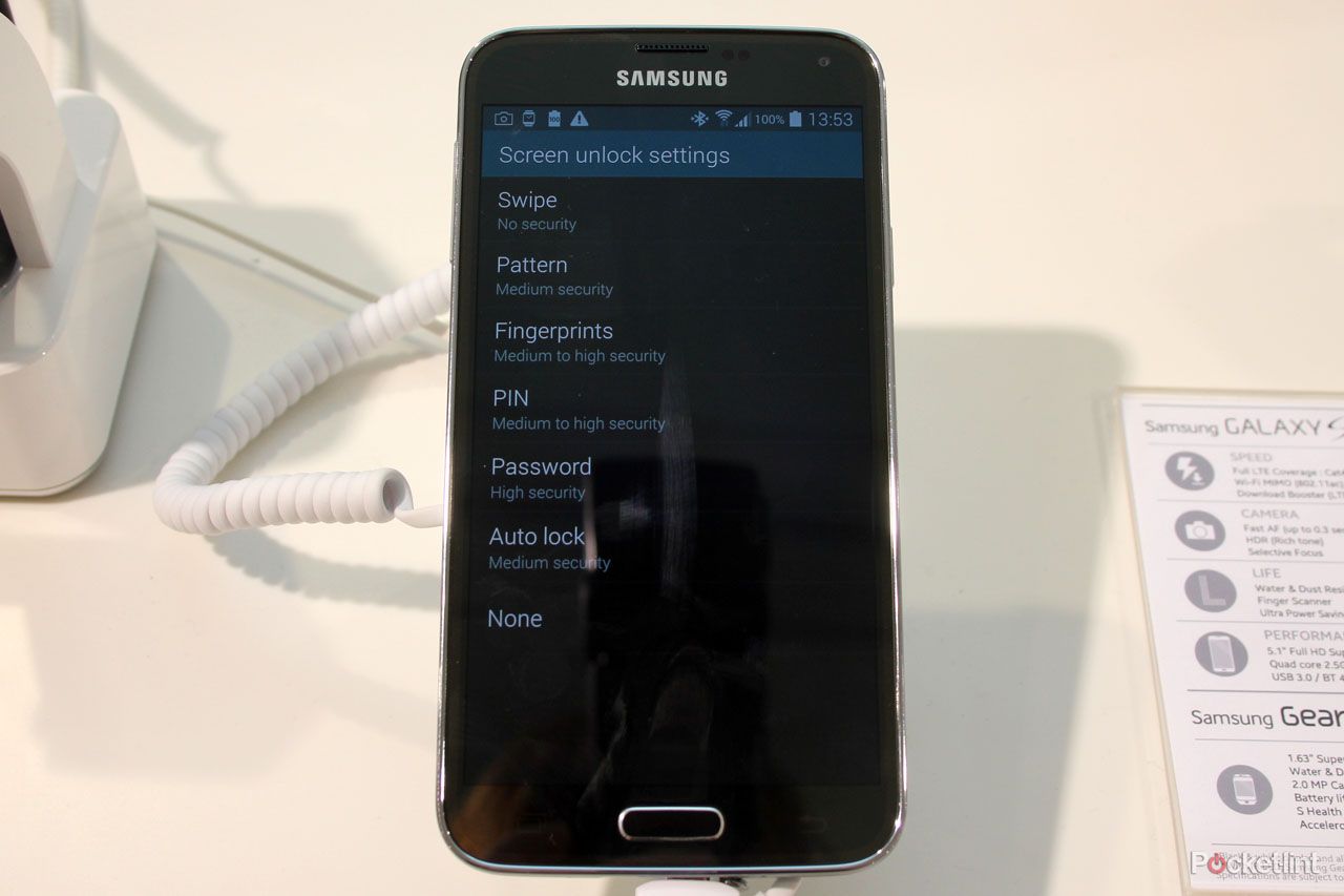 how does the samsung galaxy s5 fingerprint scanner work image 13