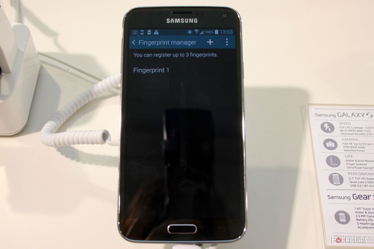 how does the samsung galaxy s5 fingerprint scanner work image 16