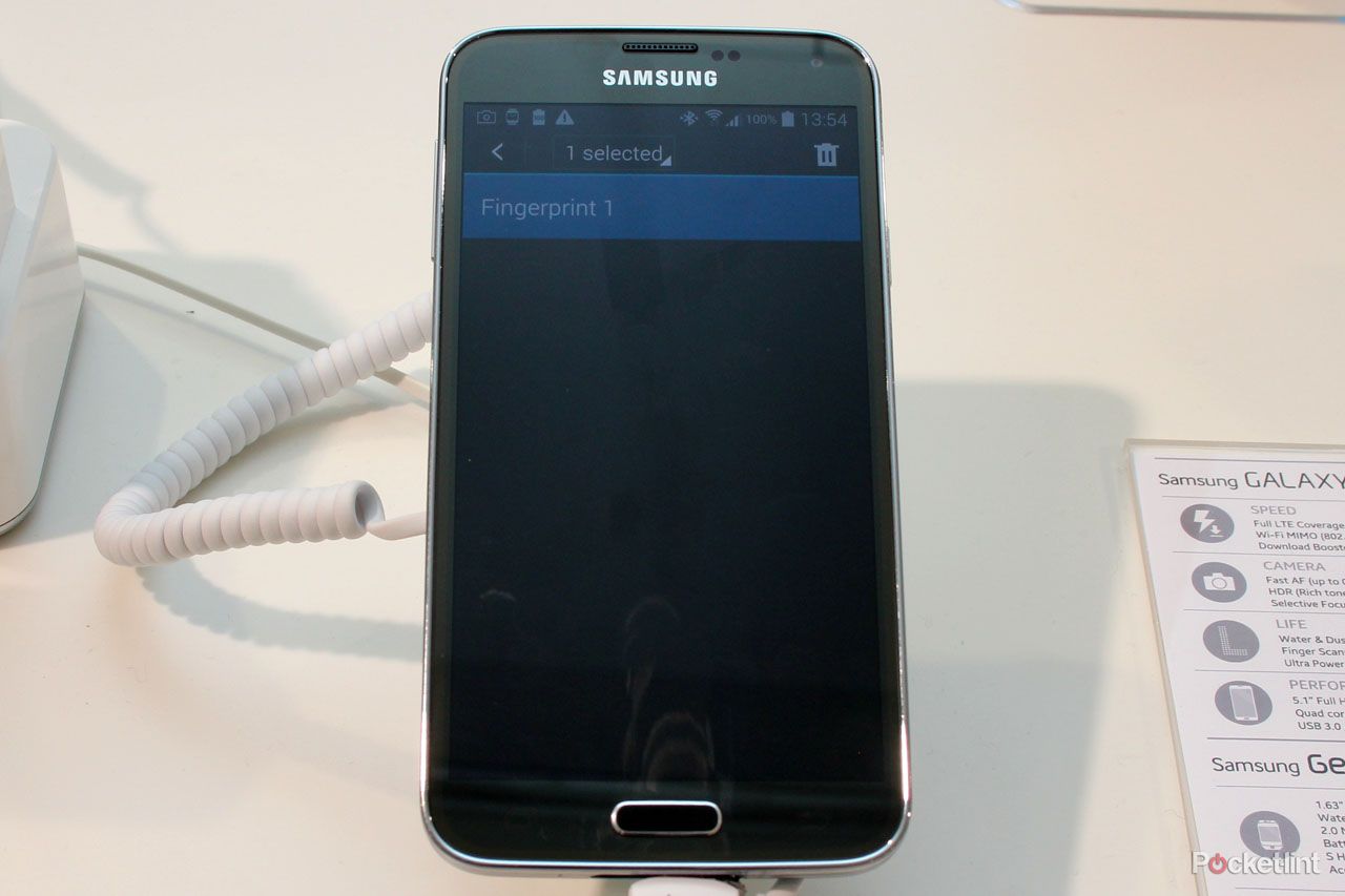 how does the samsung galaxy s5 fingerprint scanner work image 19