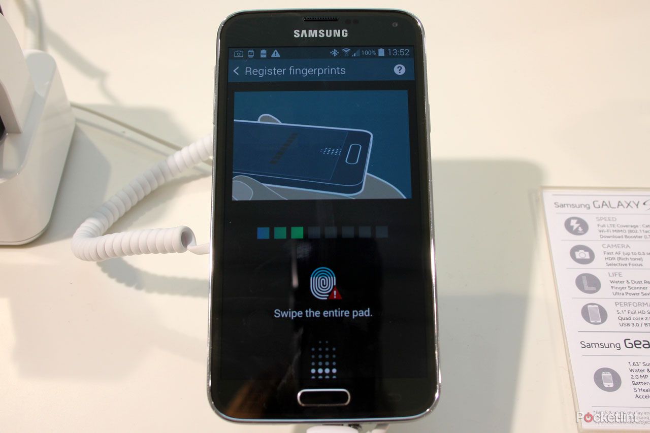 how does the samsung galaxy s5 fingerprint scanner work image 9