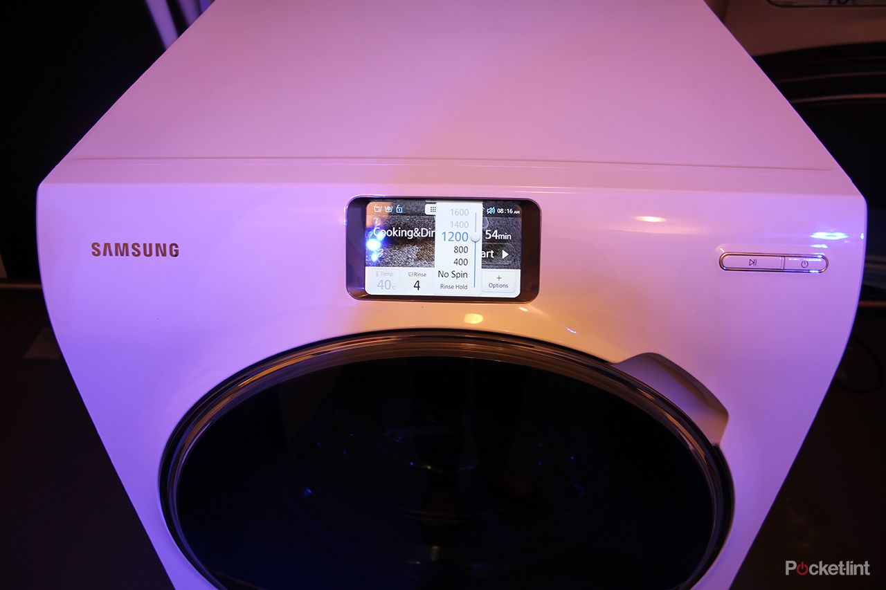 samsung ww9000 smart washing machine offers full lcd touchscreen smartphone like controls image 8
