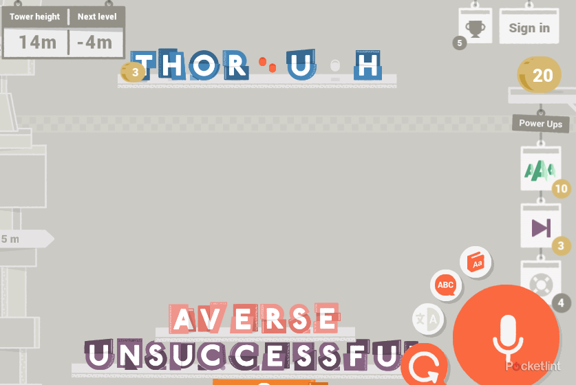 google s spell up chrome experiment is a voice activated word game that teaches english image 1