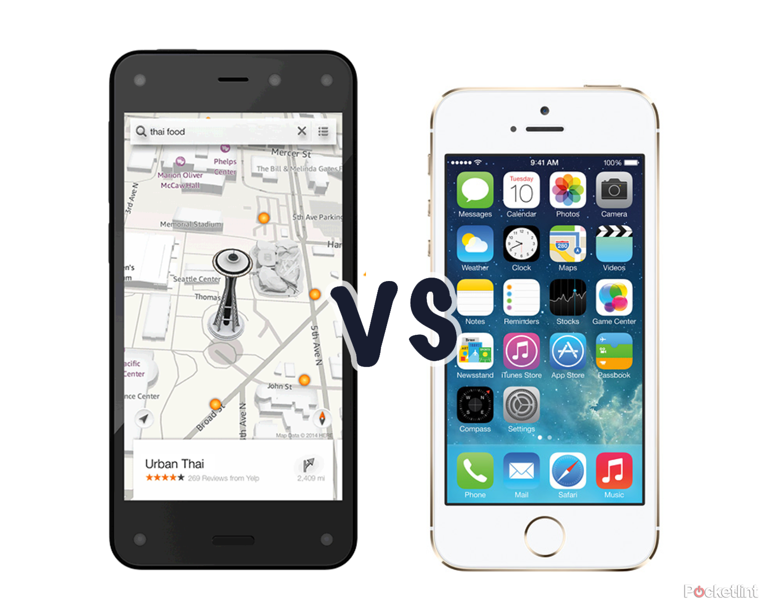 amazon fire phone vs iphone 5s what s the difference  image 1
