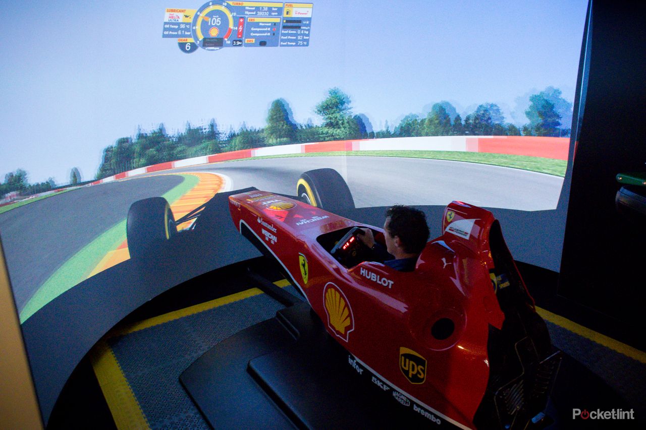 how not to drive an f1 car hands on with the 500k shell pro ferrari f1 simulator image 1
