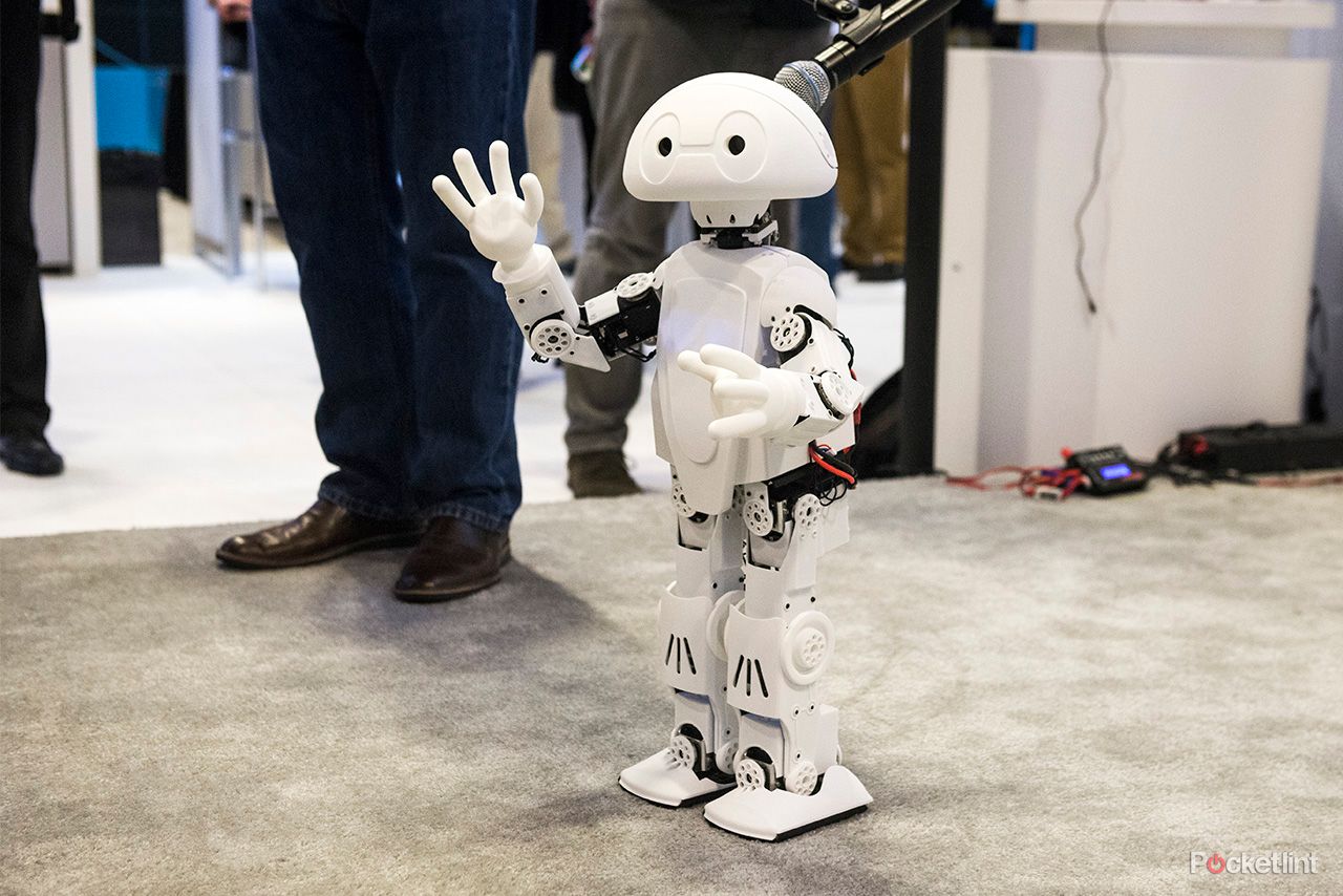 meet jimmy intel’s joke telling app controlled and customisable 3d printed robot image 1