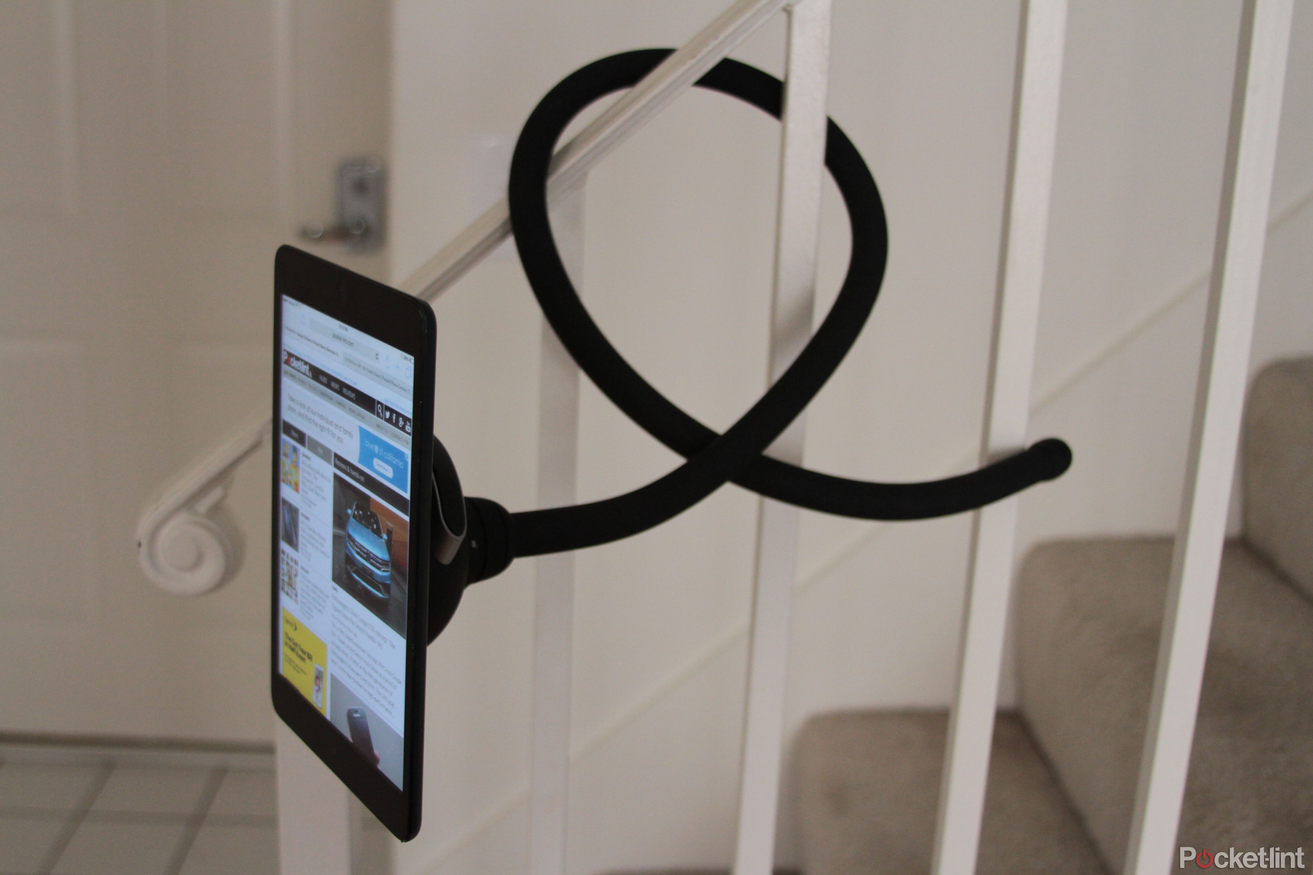octa tablettail monkeytail is an ipad stand with a lot of potential if you got a place for it hands on  image 1