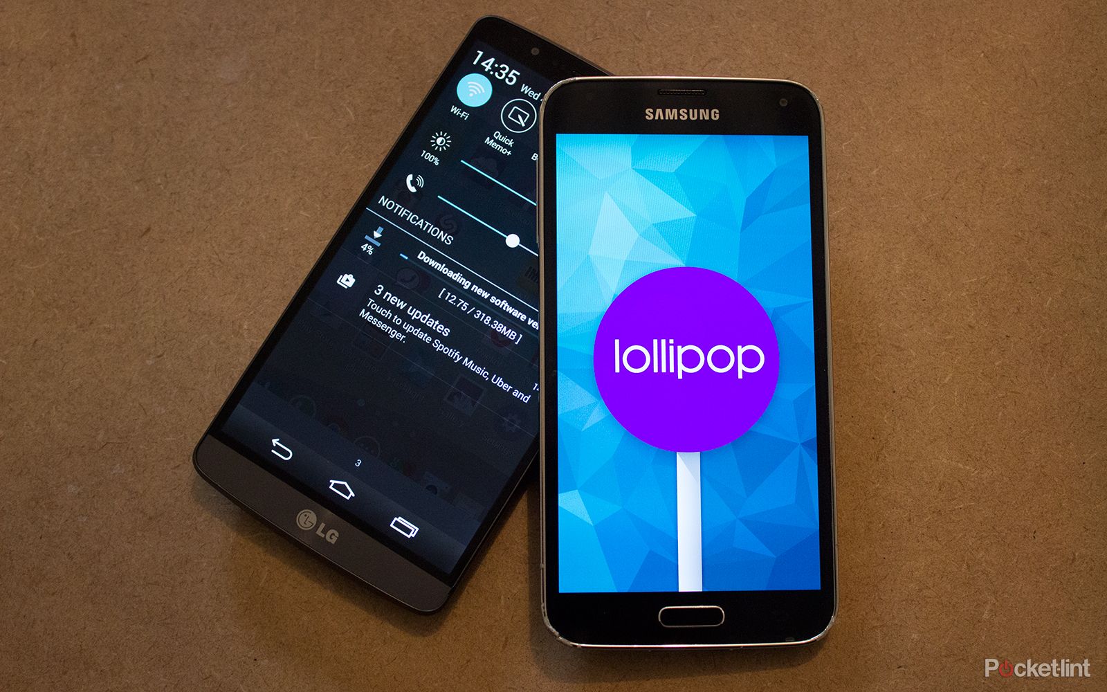 samsung galaxy s5 and lg g3 get uk android 5 0 lollipop update image 1