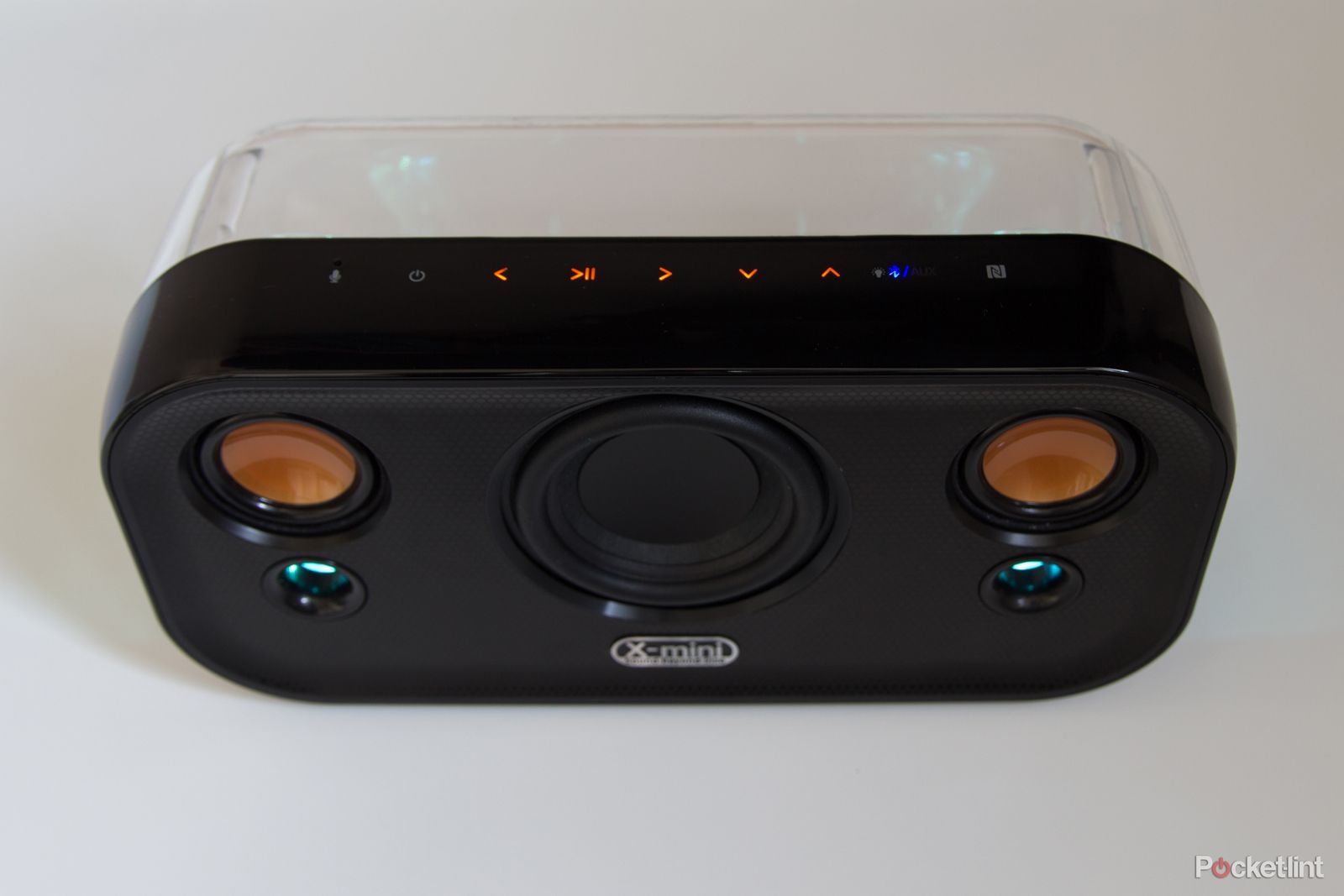 x mini clear bluetooth speaker review image 2